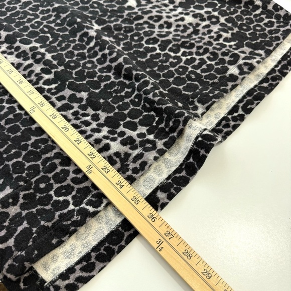 Soft Surroundings Women’s XS Felina Leopard Print Zip Turtle Neck Tunic Sweater - Picture 14 of 15